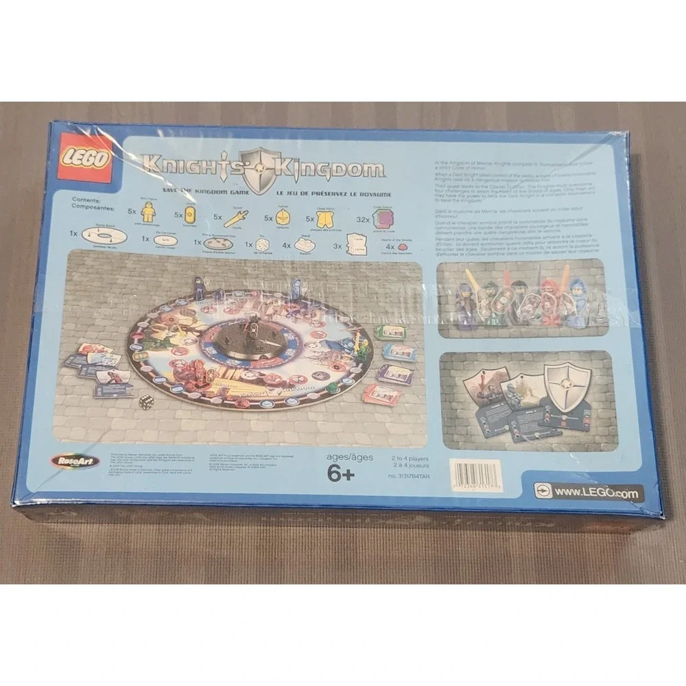 2004 LEGO Knights' Kingdom: Save the Kingdom Board Game (set number 31317) NEW